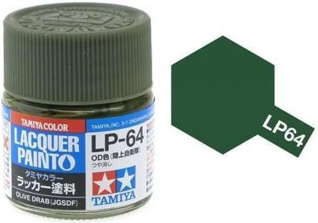 Tamiya Enamel Verf LP-64 Olive Drab JGSDF - 10 ml