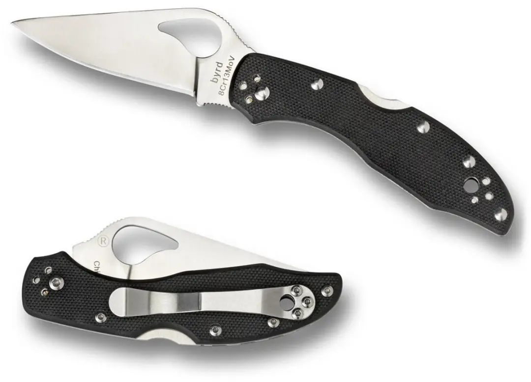 Spyderco Zakmes Byrd Meadowlark 2 Black 8Cr13MoV PE