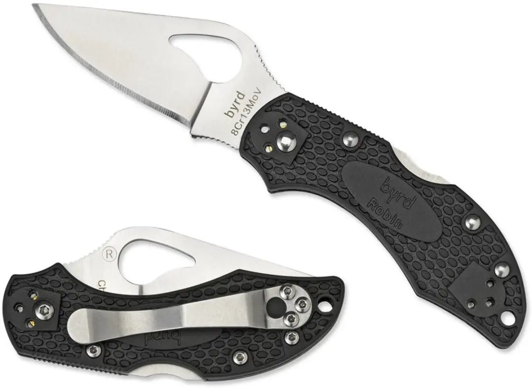 Spyderco Zakmes Byrd Robin 2 Lightweight Black 8Cr13MoV PE