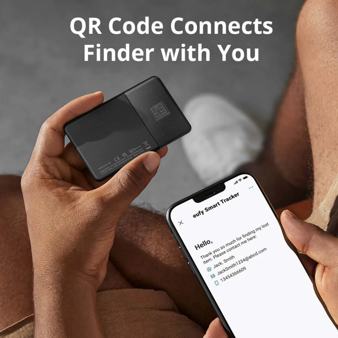 Eufy Security SmartTrack Card - Tracker - Zwart