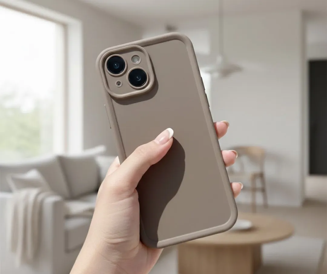 NUVEX iPhone 15 Hoesje - 3 Stuks - Zwart/Beige/Bruin - afbeelding 6 van 6