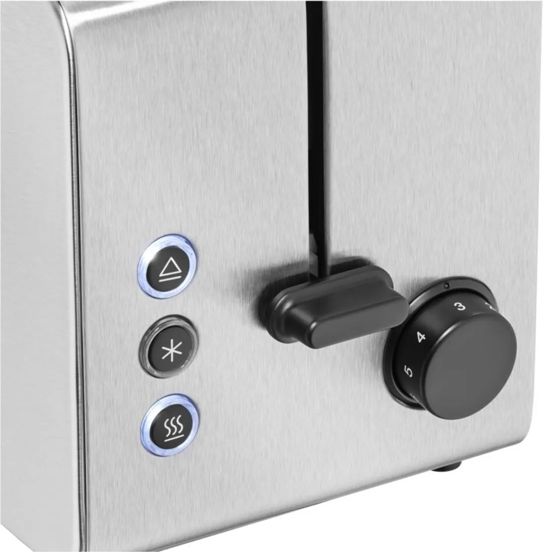 WMF Stelio Broodrooster 1000W - RVS - 2 Sandwiches - afbeelding 6 van 6