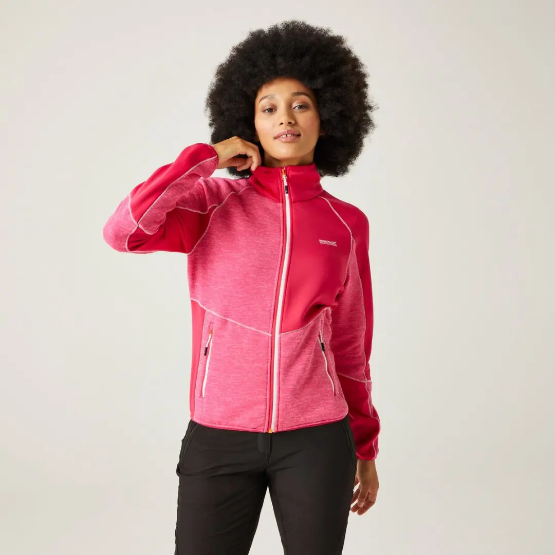Sweater Hiking Dames Hoge Kraag Zipper Lindalla Vii
