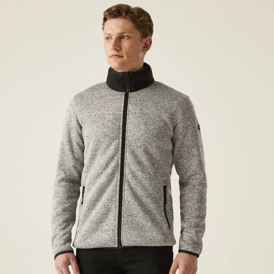 Regatta Branleigh Heren Wandelfleece - Grijs - afbeelding 2 van 5