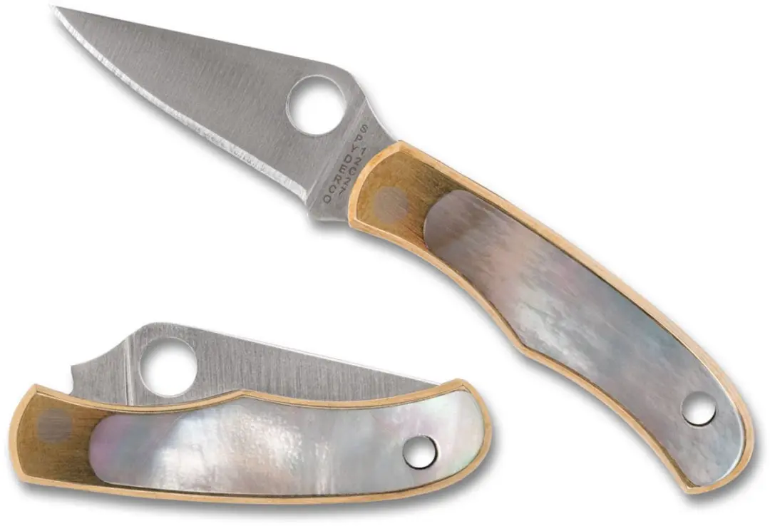 Spyderco Bug Nickel Silver Abalone 12c27 PE