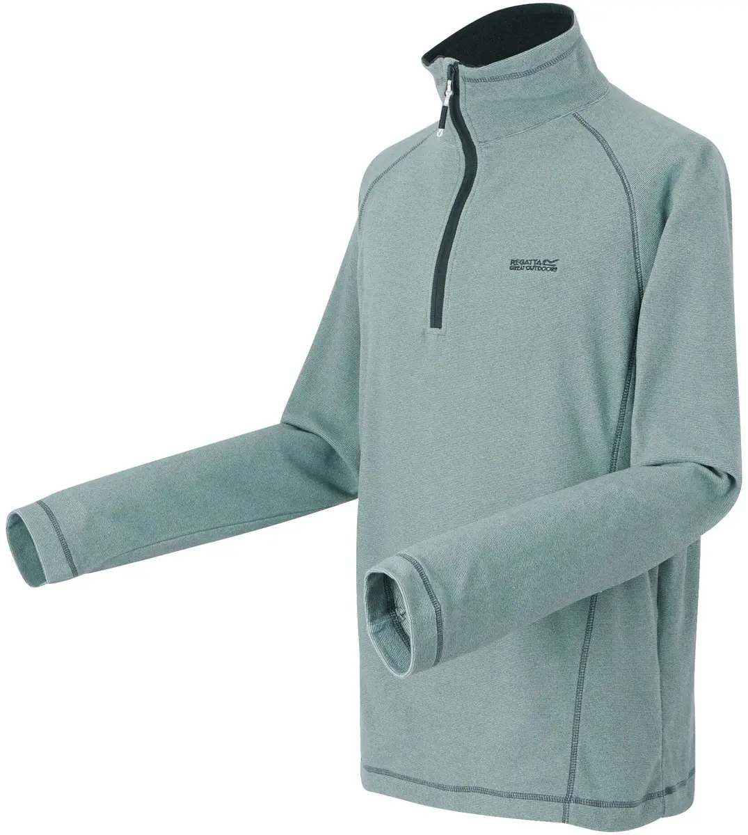 Regatta Montes 1/2 Rits Heren Fleece - Grijs - afbeelding 3 van 6