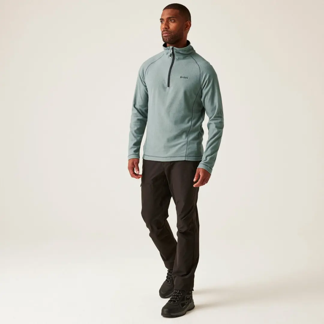 Regatta Montes 1/2 Rits Heren Fleece - Grijs - afbeelding 6 van 6
