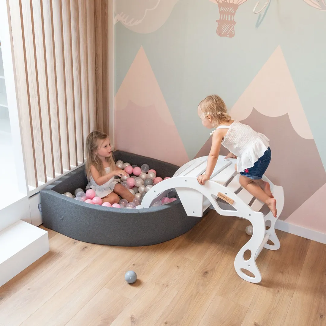 KiddyMoon Montessori Klimboog 419595 - Zwart