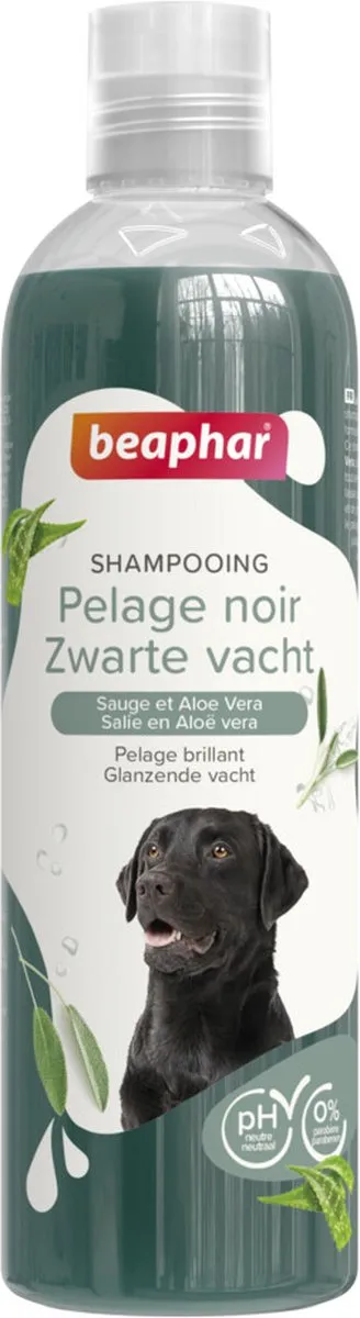 Beaphar Hondenshampoo Zwarte Vacht 250ml - 6 Stuks