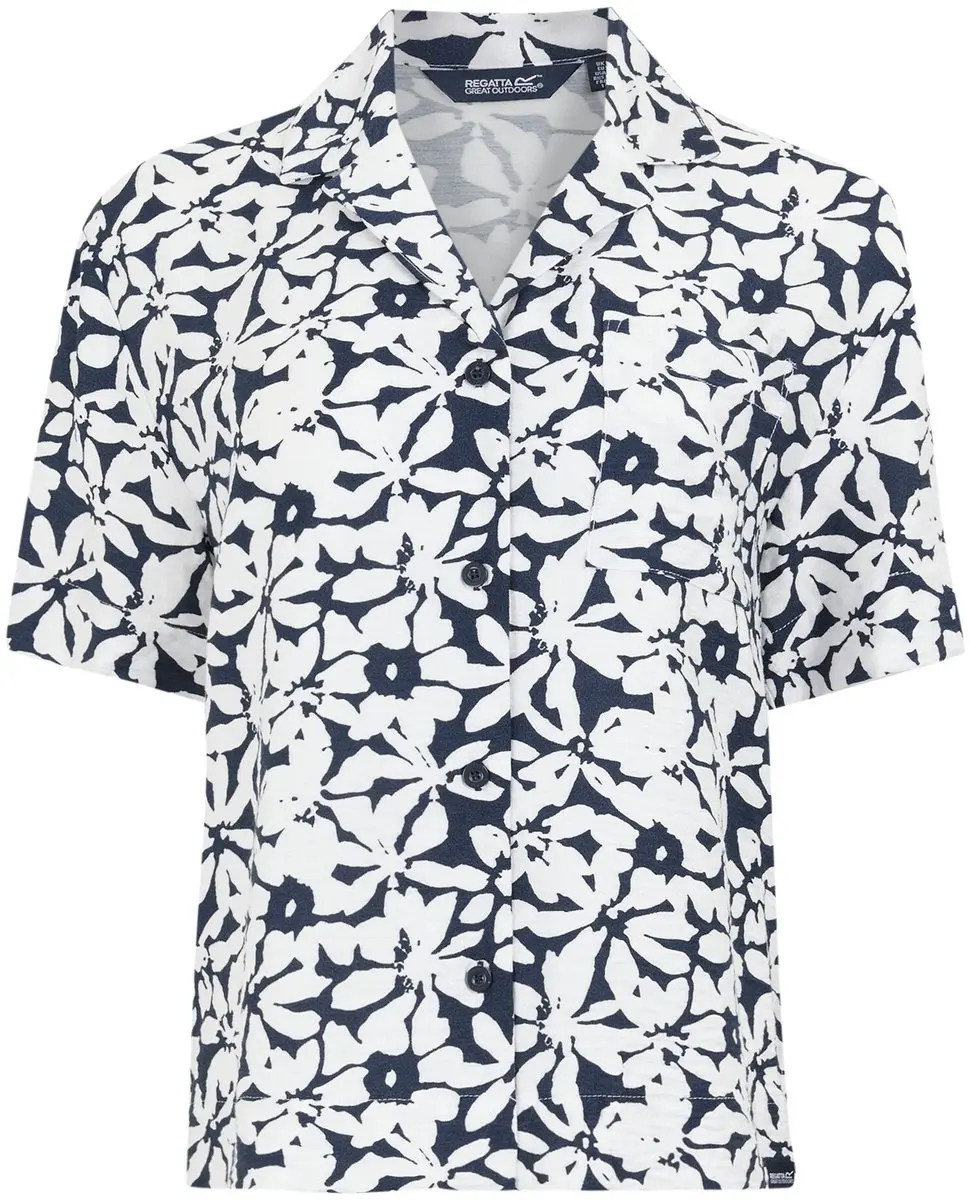 T-shirt Korte Mouwen Dames Bloemenprint - afbeelding 4 van 6