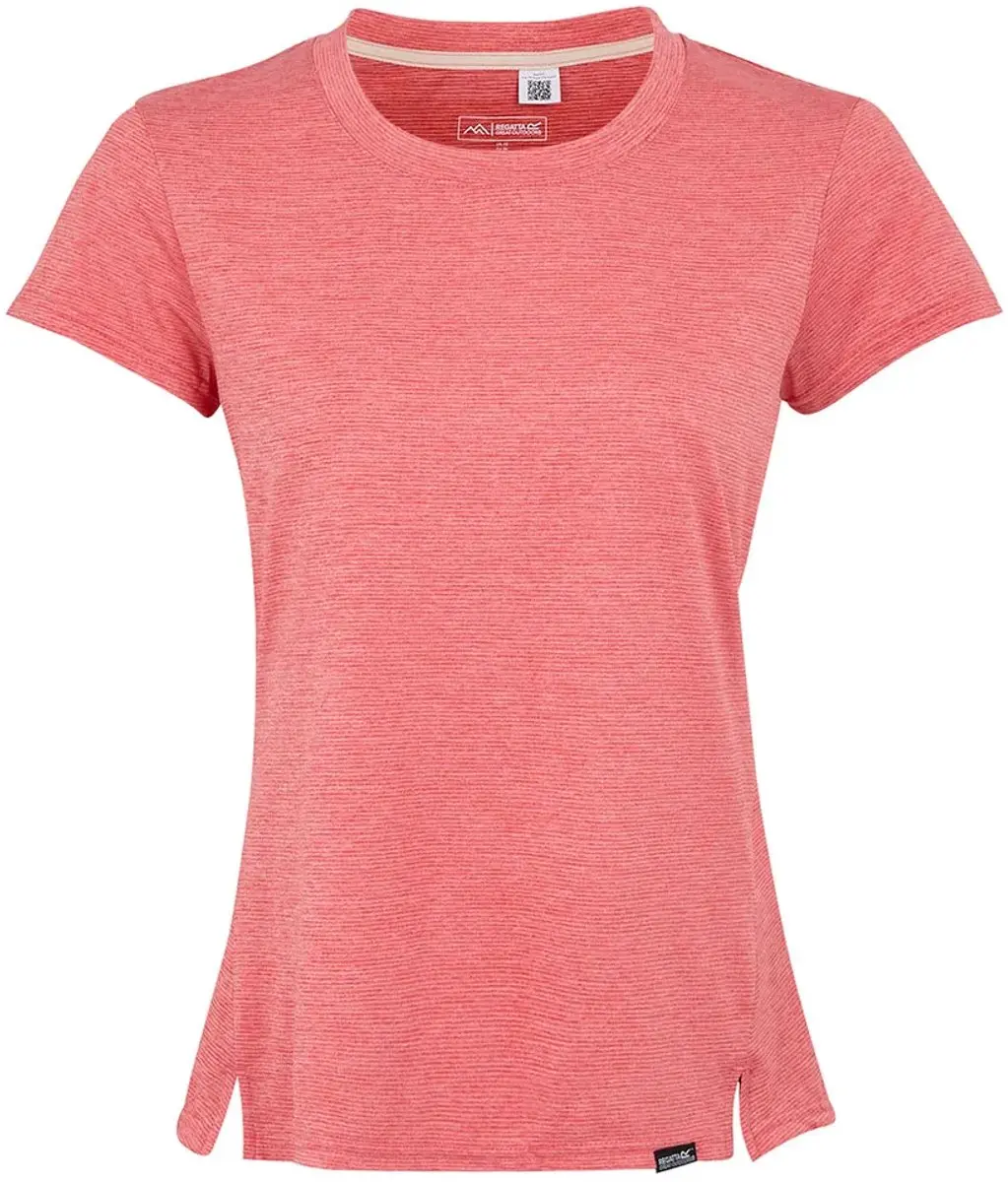 Regatta Limonite VIII Dames T-shirt - Peach Bloom - 36 - afbeelding 4 van 4