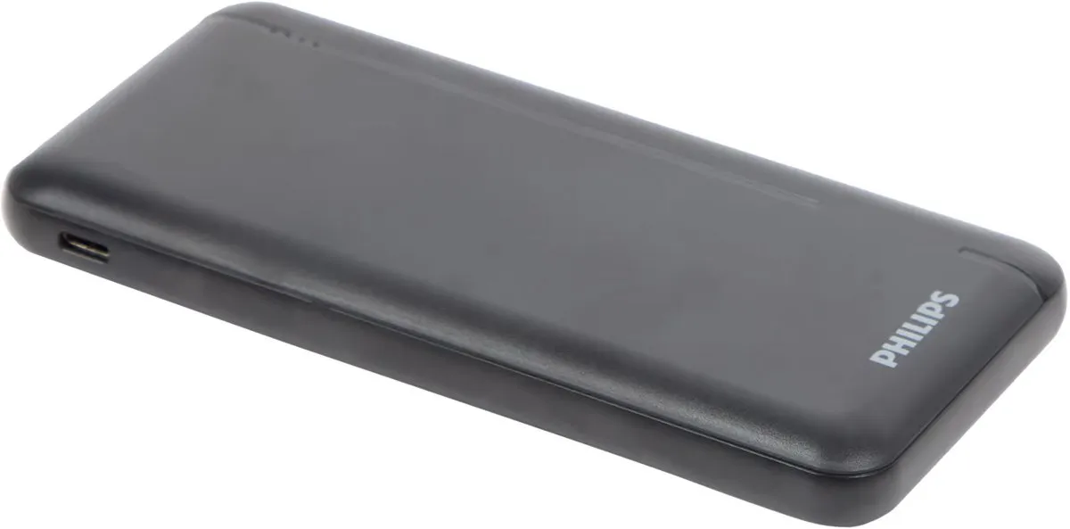 Philips Powerbank DLP1812PB/10 10.000mAh - 3x Smartphone - 20W - Zwart - afbeelding 6 van 6