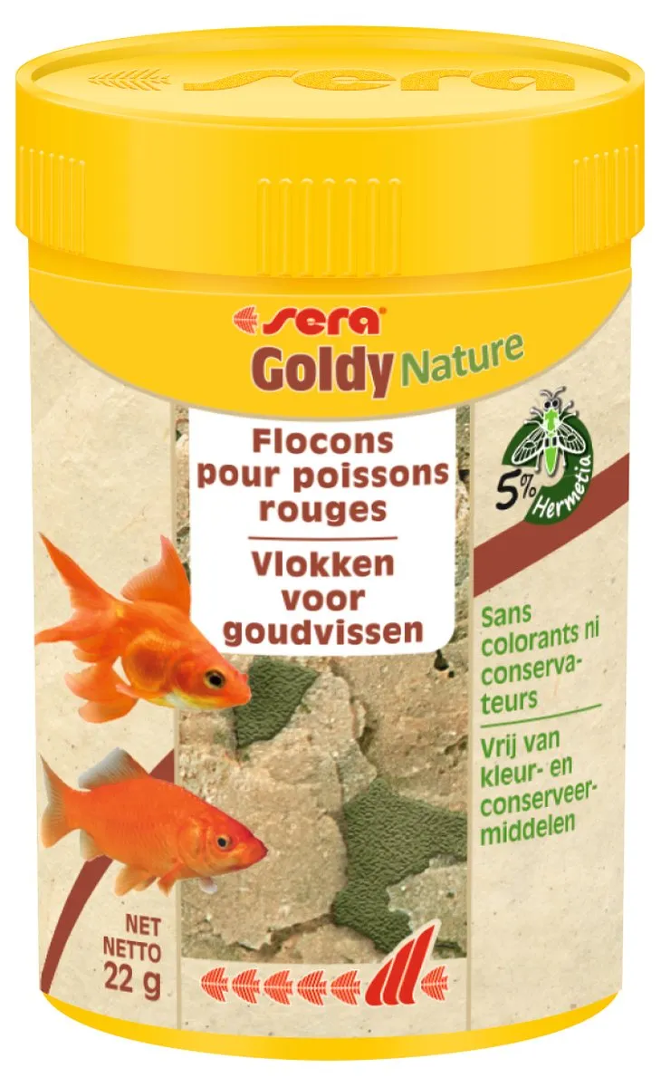 Sera Goldy Nature Aquariumvoeding 100ml - 2 Potjes