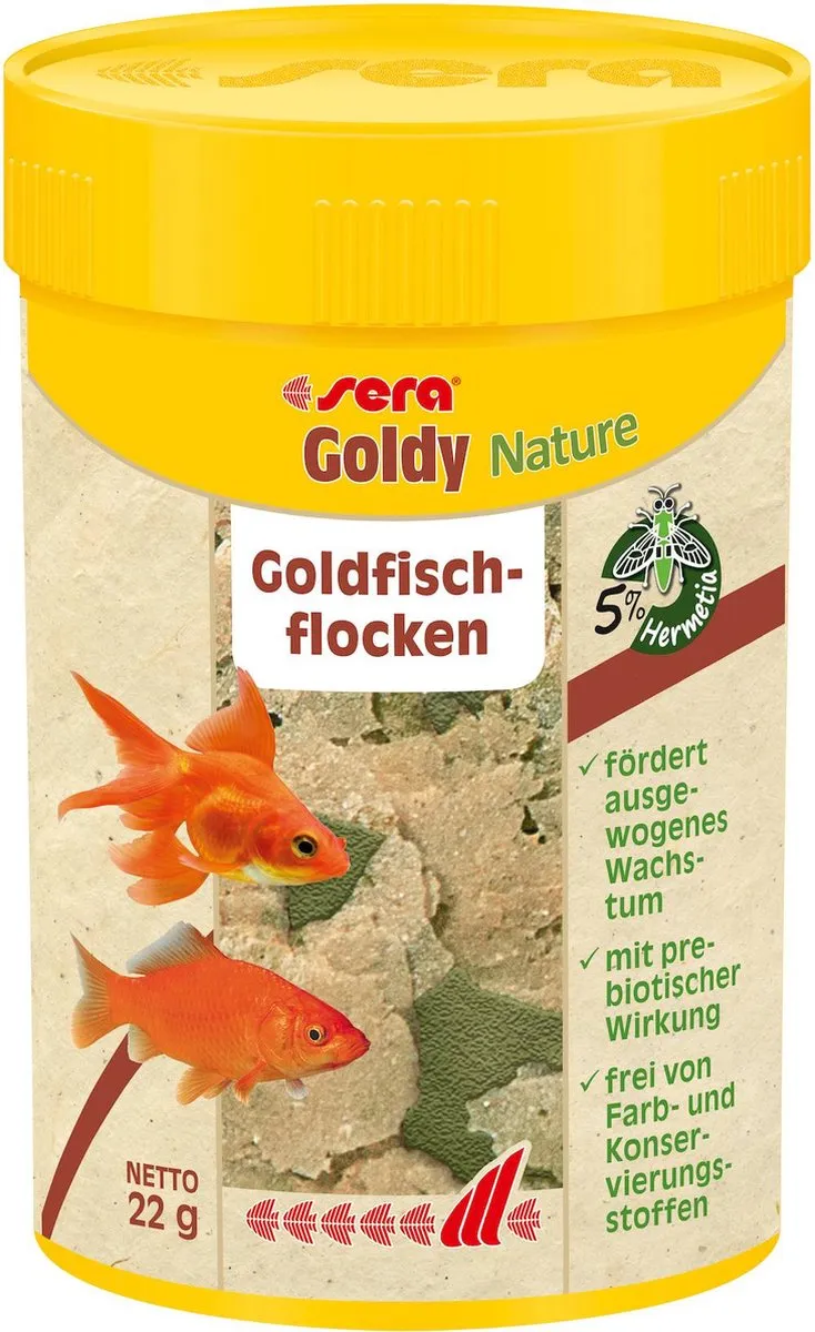 Sera Goldy Nature Aquariumvoeding 100ml - 2 Potjes