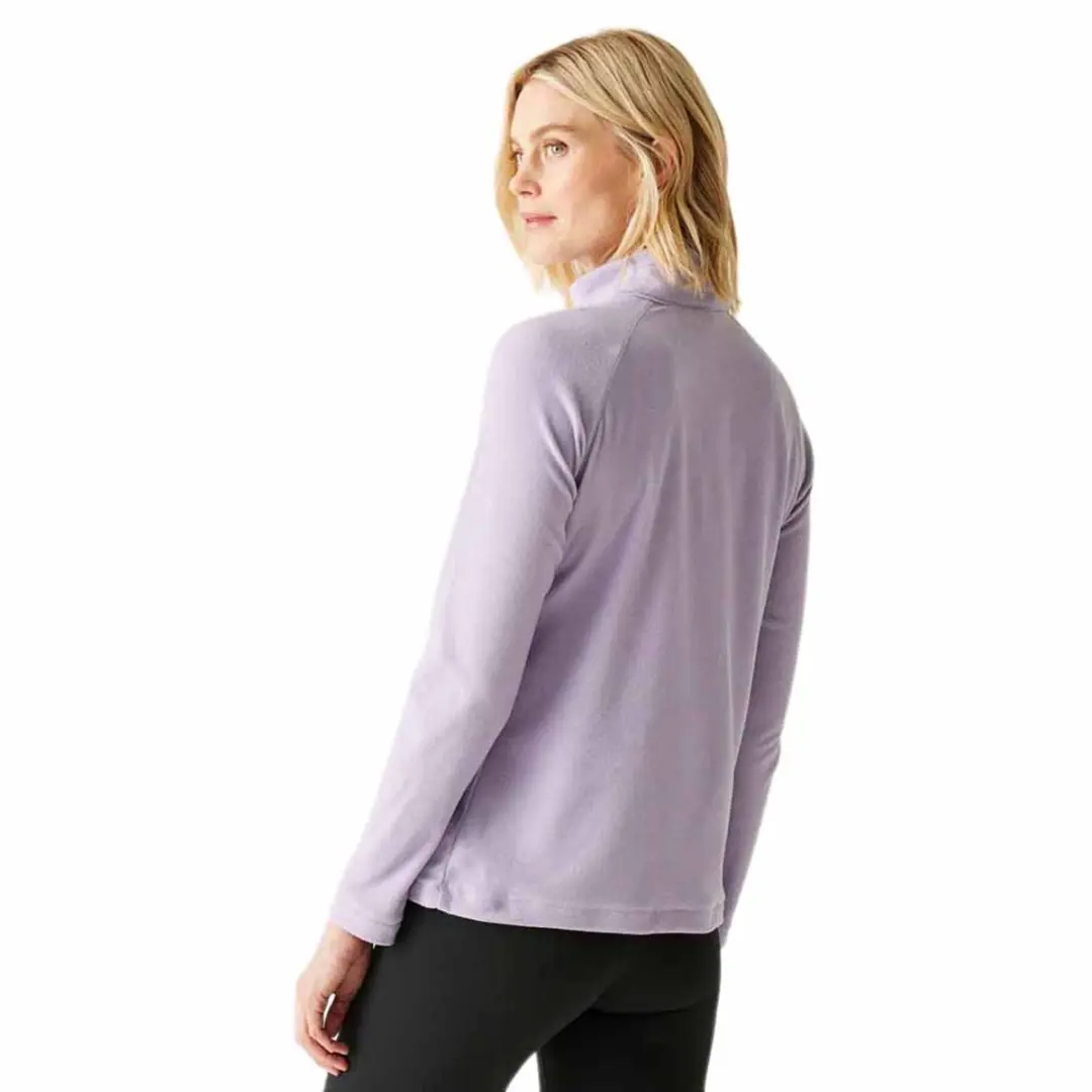 Regatta Montes Lichtgewicht Halfrits Fleece Dames - Purper - afbeelding 2 van 6