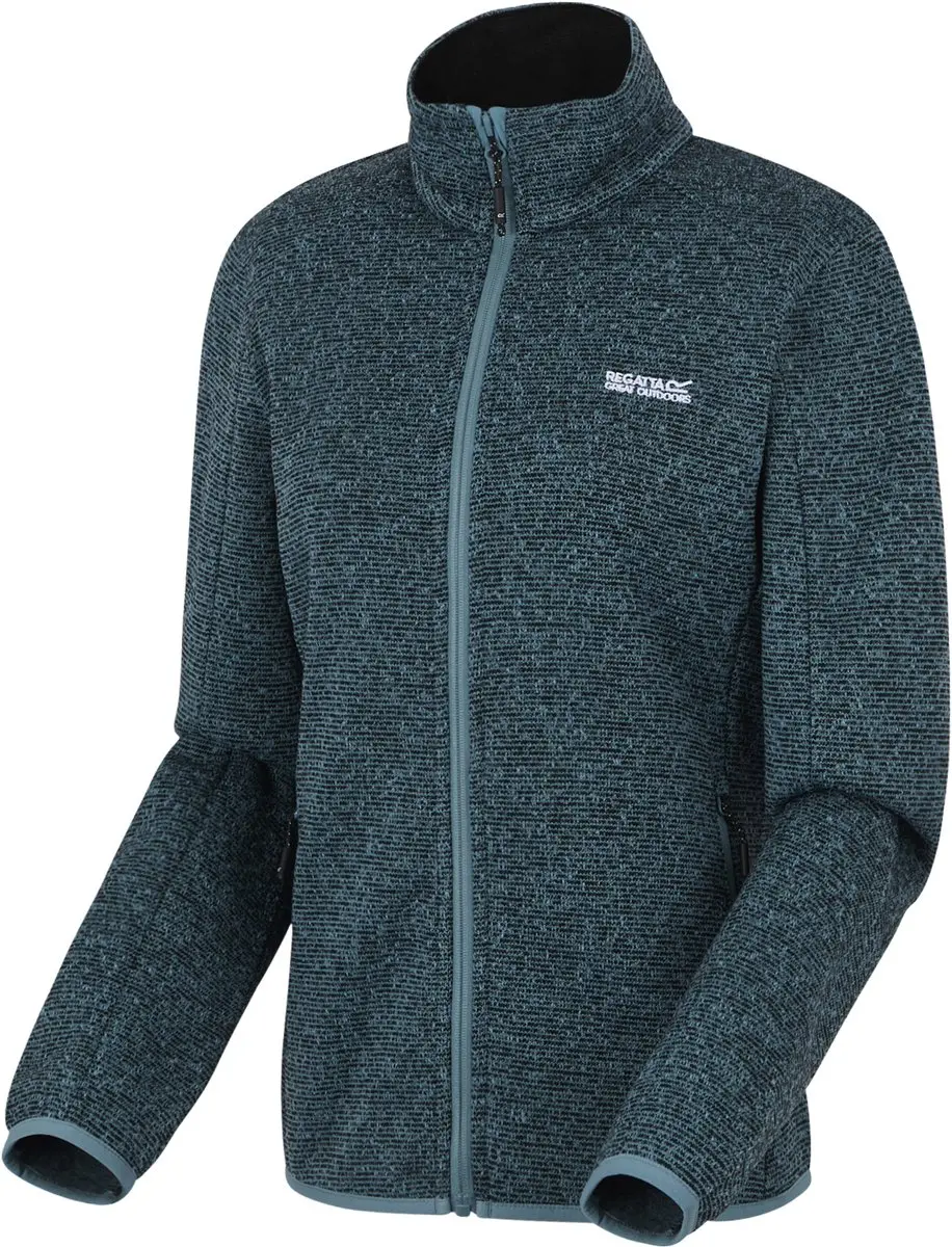 Regatta Newhill Dames Fleece met Rits - Blauw - afbeelding 2 van 6