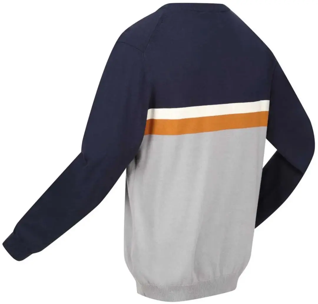 Regatta Kaelen Trui - Navy/Storm Grey - M - afbeelding 4 van 4
