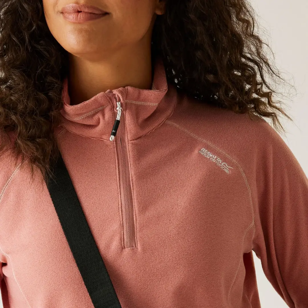 Montes lichtgewicht half rits fleece - afbeelding 6 van 6