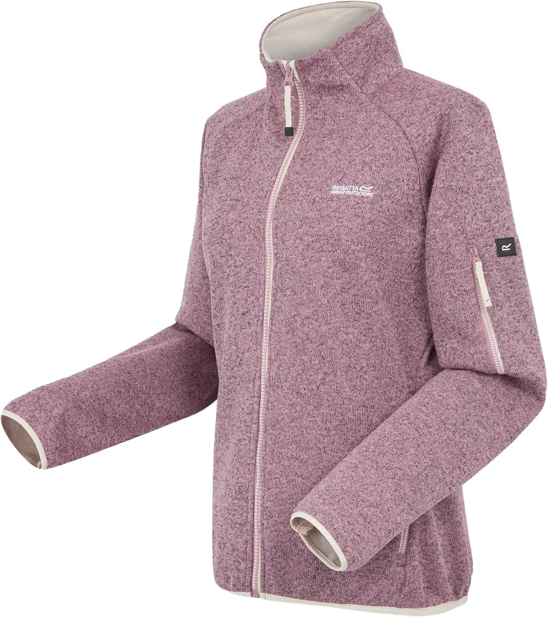 Regatta Ravenhill Damesfleece met Rits - Roze - afbeelding 4 van 6