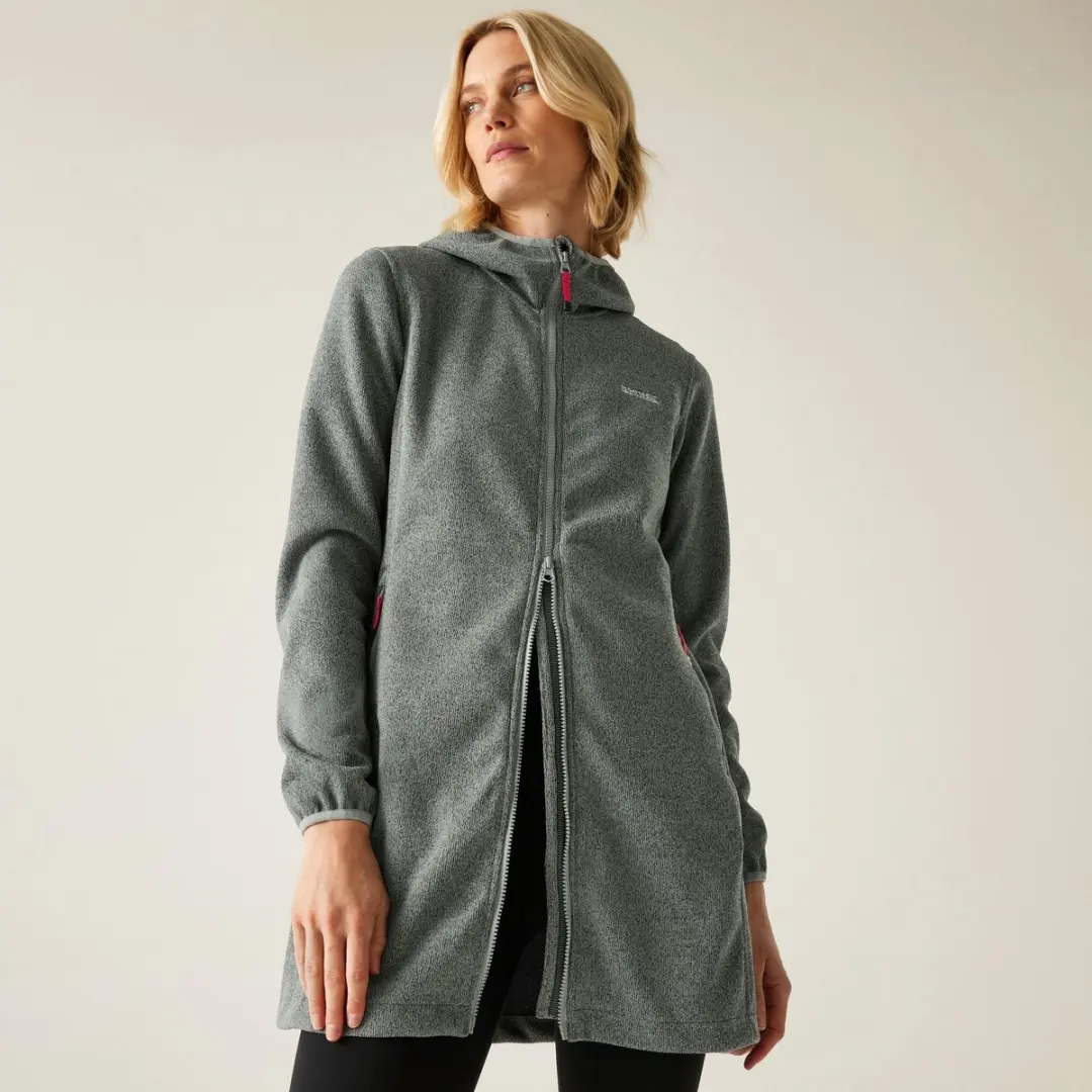 Bloomfield Long Line Fleece met volledige ritssluiting