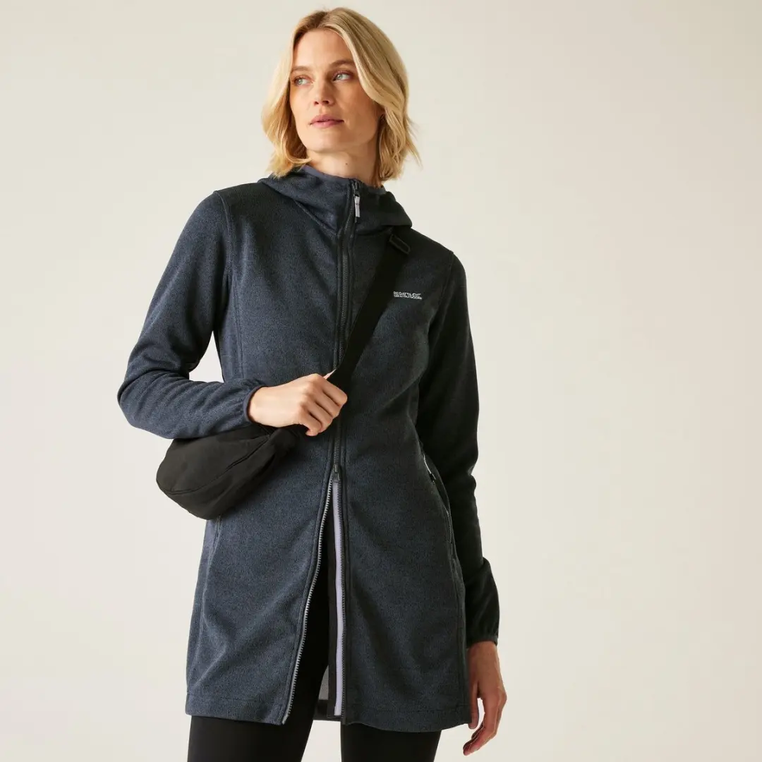 Bloomfield Long Line Fleece met volledige ritssluiting