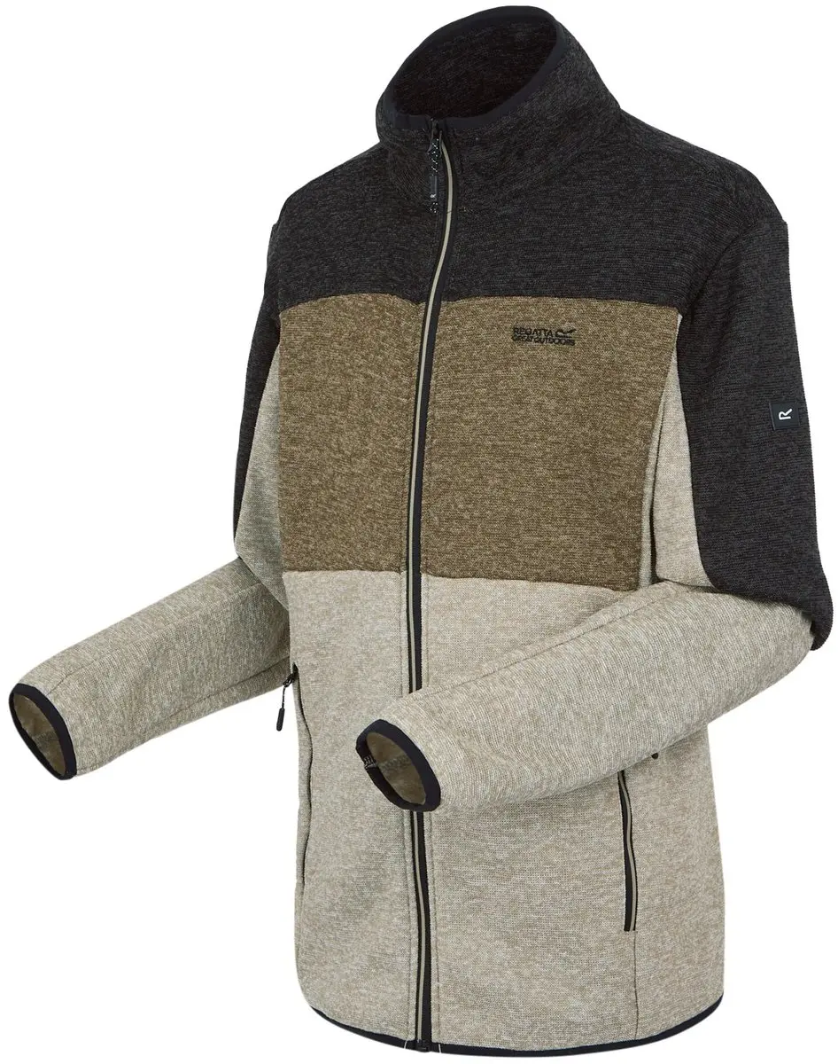 Regatta Elram Heren Fleece met Rits - Bruin - afbeelding 5 van 6