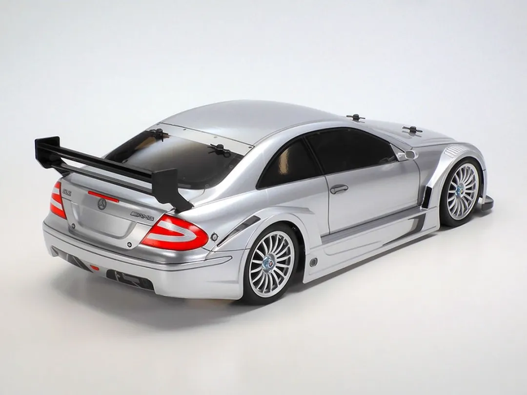 Tamiya RC Mercedes-Benz CLK AMG 2002 TT-02 1:10 Modelbouwpakket - Zilver