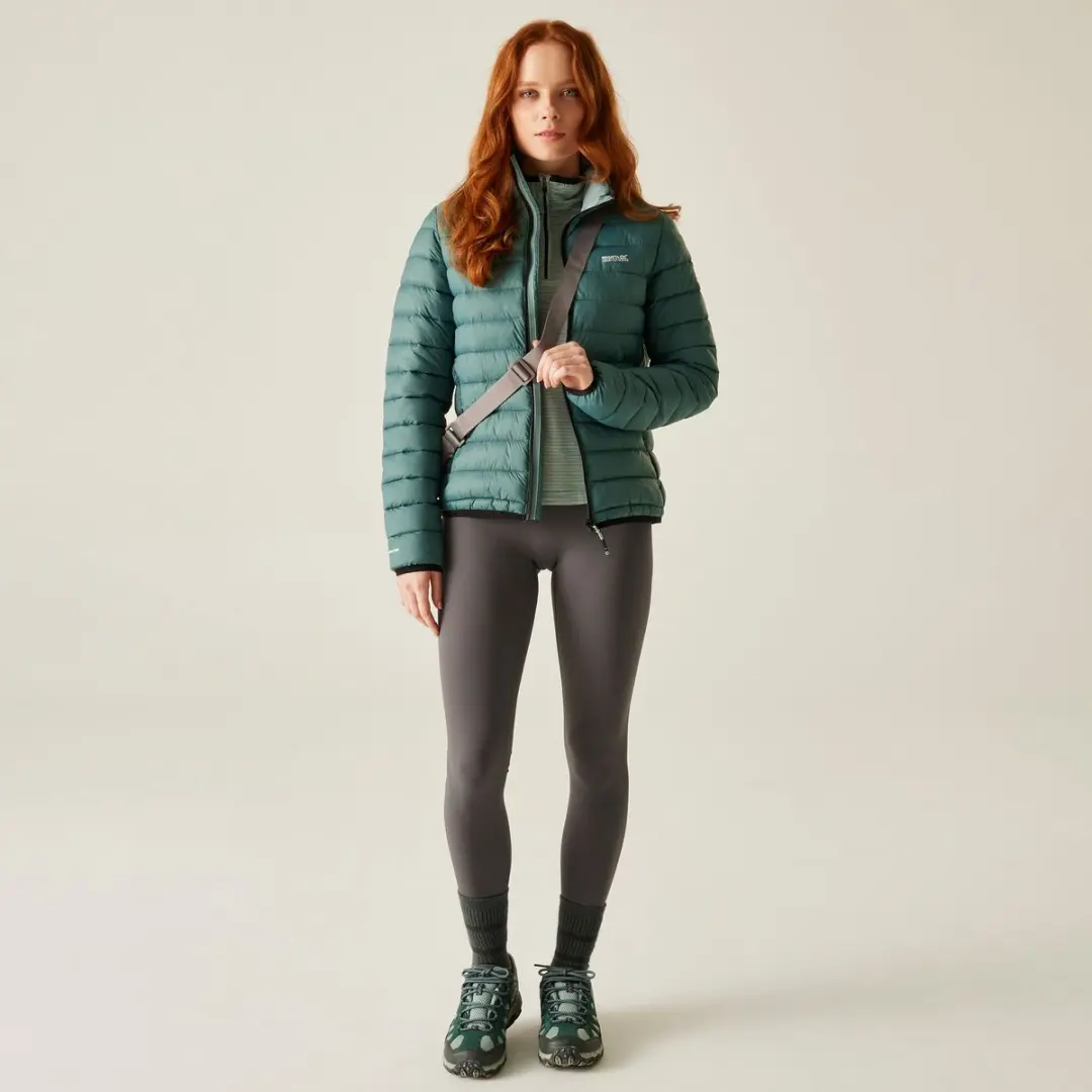Regenjas Hiking Dames Waterafstotend Gewatteerd Marizion - afbeelding 2 van 6