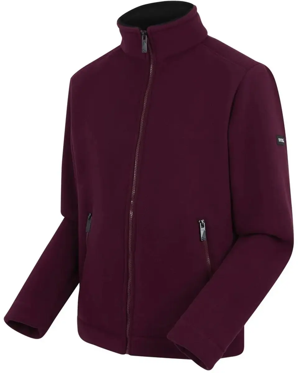 Regatta Garrian II Heren Fleece Met Rits - Rood - afbeelding 3 van 6