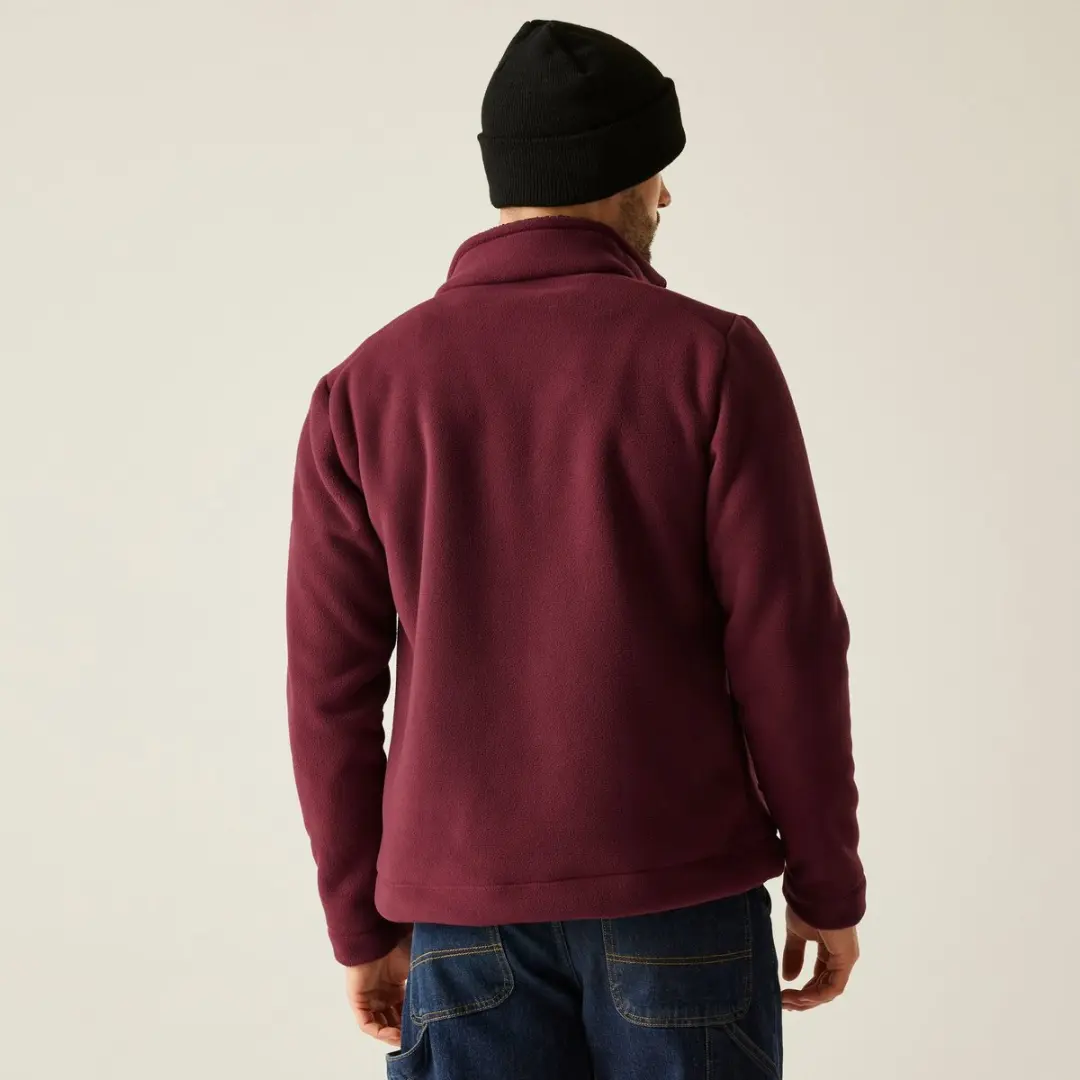 Regatta Garrian II Heren Fleece Met Rits - Rood - afbeelding 4 van 6