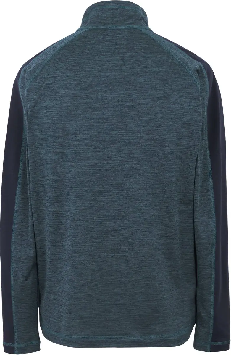 Regatta Hepley Fleecetrui met Halve Rits - Blauw - XXL - afbeelding 4 van 6