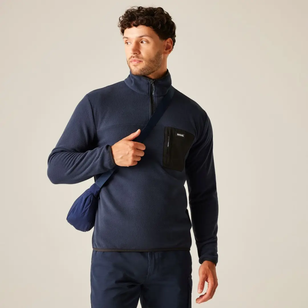 Fleece Hiking Heren Halve Rits Frankie