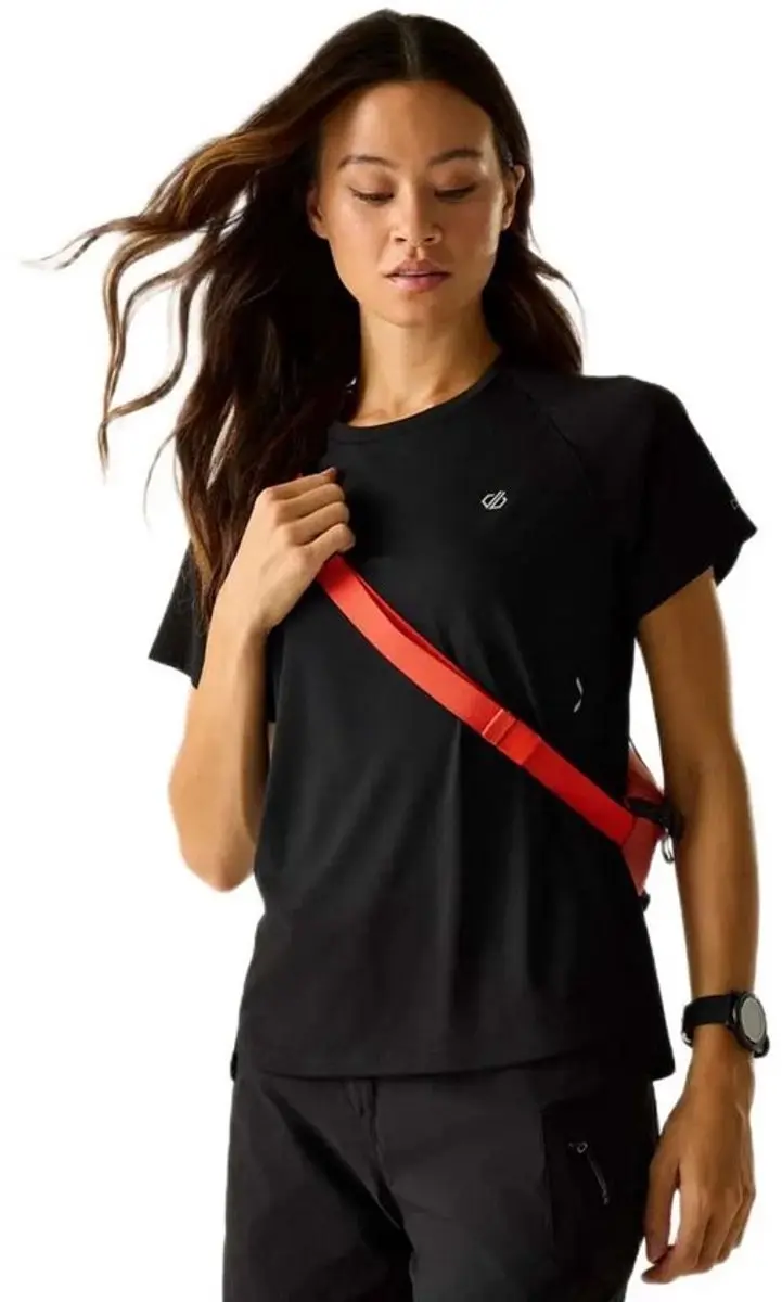 Dare2b Nimble T-shirt Met Korte Mouwen Zwart 38 Vrouw