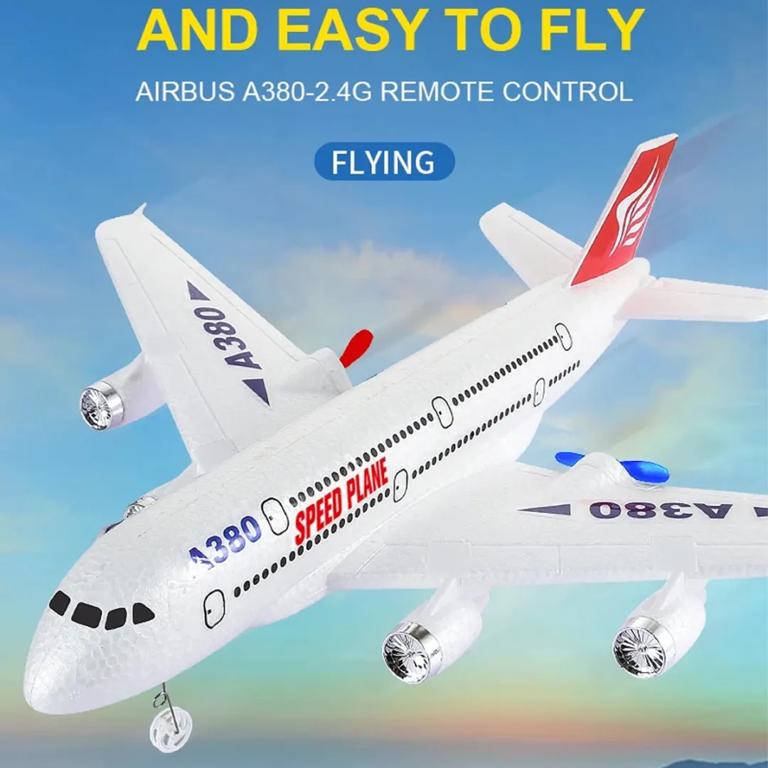 RedParrot A380-RC-2CH Afstandsbestuurbaar Vliegtuig - Wit