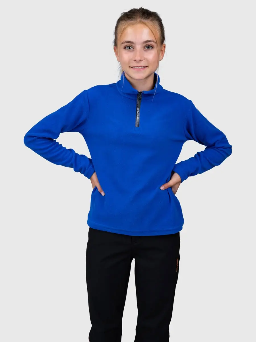 Brunotti Mismy Snow Fleece Meisjes Vest - Dazzling Blue - afbeelding 3 van 6
