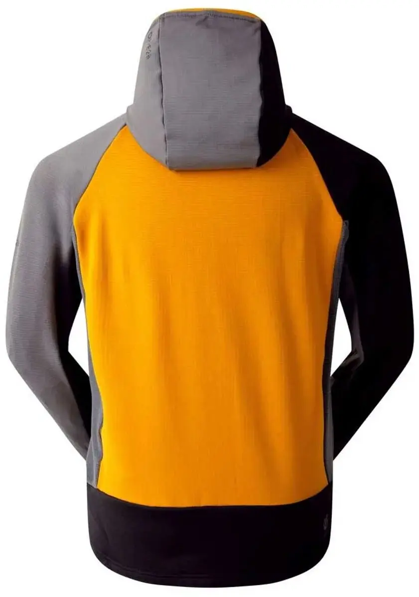 Dare 2b Assimilate IV Fleece met Rits - Black/Desert Sun - 2XL - afbeelding 4 van 4
