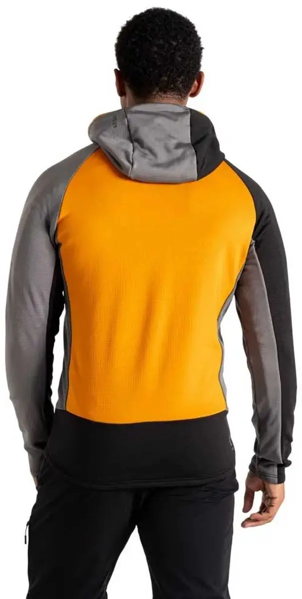 Dare 2b Assimilate IV Fleece met Rits - Black/Desert Sun - 2XL - afbeelding 2 van 4