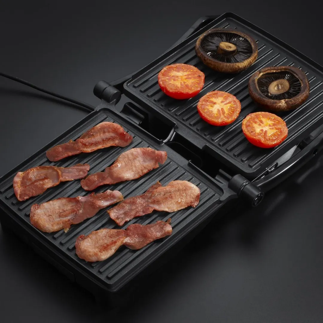 Russell Hobbs Cook at Home 17888-56 Paninimaker 1800W - Grijs - afbeelding 6 van 6
