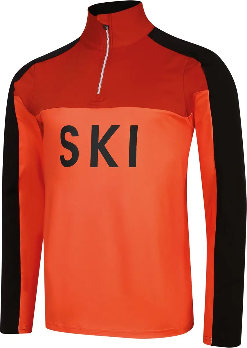 Dare 2b Core Stretch Wintersportpully - Oranje/Zwart - L - afbeelding 3 van 6