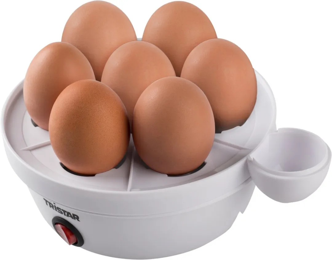 Tristar EK-3074 Eierkoker 350W - 7 Eieren - Wit - afbeelding 6 van 6