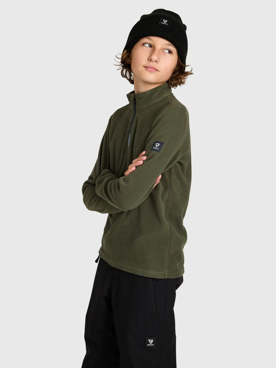 Brunotti Tenny Snow Fleece Kids - Deep Green - afbeelding 3 van 6