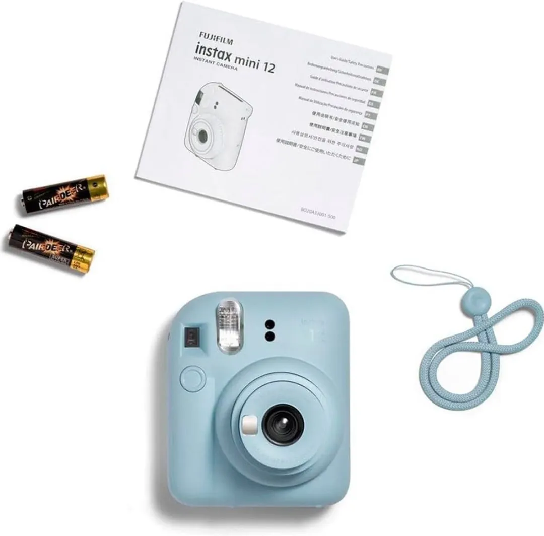 FUJIFILM instax mini 12 Pastel Blue - Bundel met 10 Stuks Film