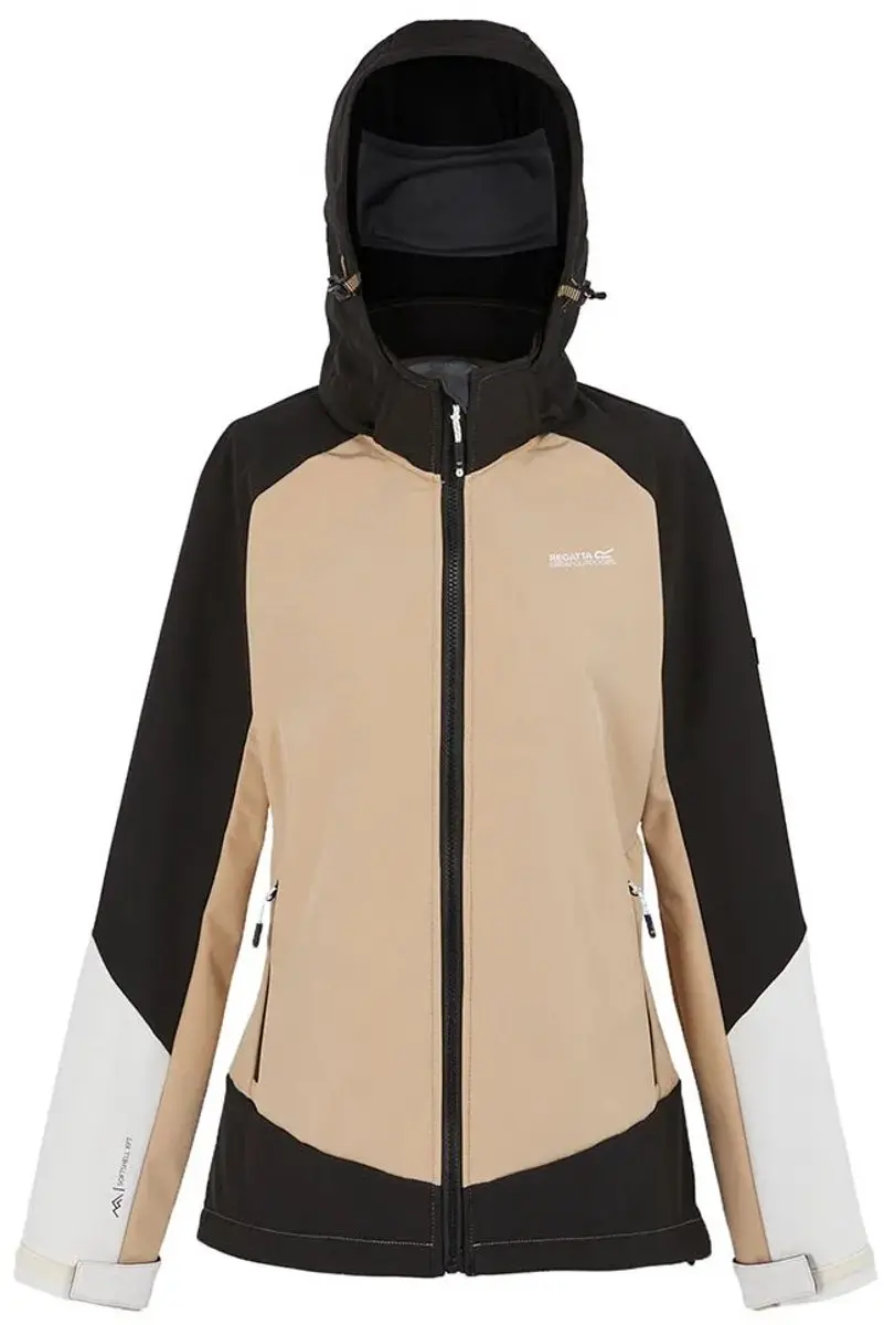 Regatta Dessoto X Softshelljack Beige,Wit 44 Vrouw - afbeelding 5 van 6