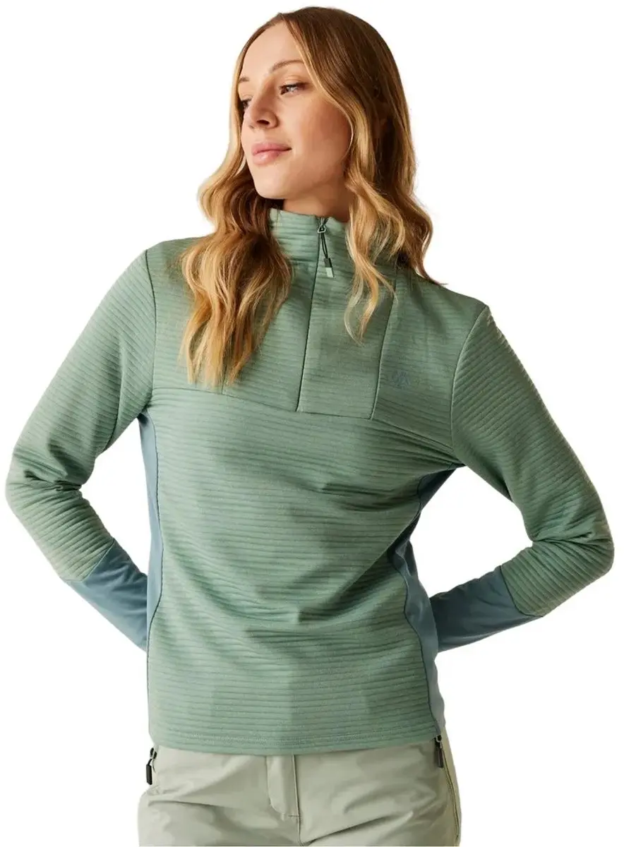 Dare 2b Iced Core Stretch Dames Ondertrui 1/4 Zip - Glacier Green - afbeelding 5 van 5