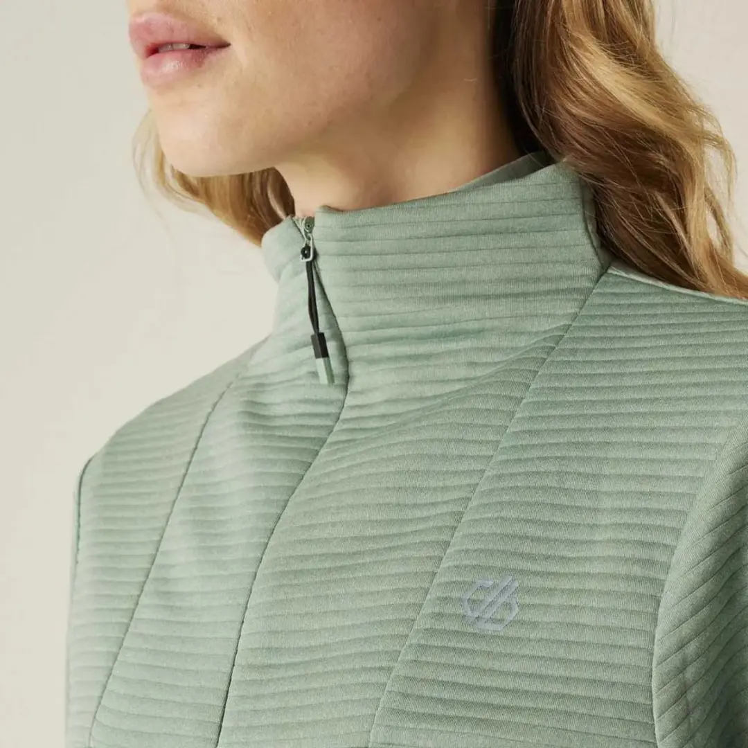 Dare 2b Iced Core Stretch Dames Ondertrui 1/4 Zip - Glacier Green - afbeelding 3 van 5