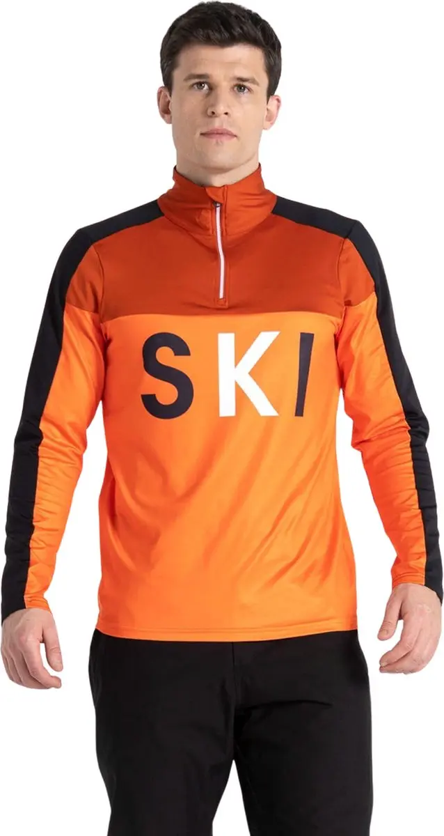 Dare 2b Core Stretch Skipulli Heren - Oranje/Zwart - afbeelding 5 van 6