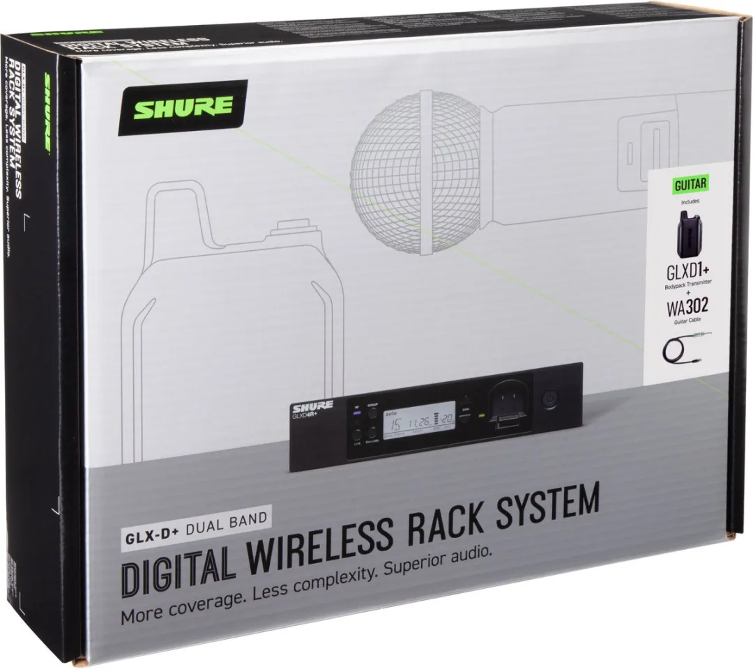 Shure GLXD14R+E-Z4 - Draadloos systeem voor instrumenten