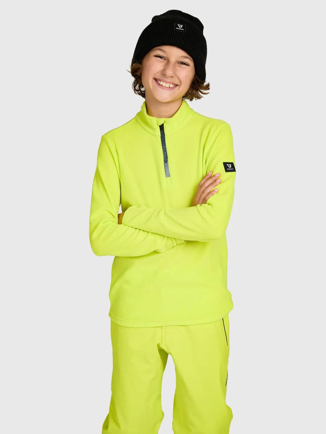 Brunotti Tenny Snow Fleece Kids - Acid Lime - afbeelding 3 van 6