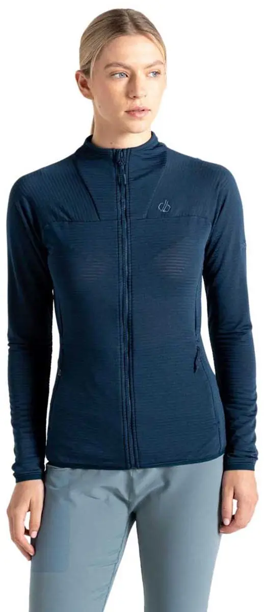 Dare2b Torrek Strech Fleece Met Volledige Rits Blauw 42 Vrouw
