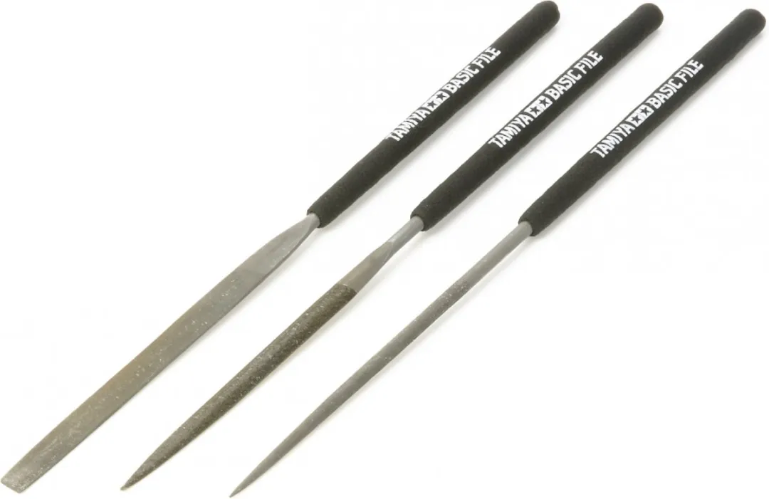 Tamiya 74104 Basis Vijlen Set - 3 Stuks